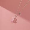 RUI RUI YU розовый кристалл кролик кулон ожерелья для женщин ключицы цепи ожерелья ювелирные изделия