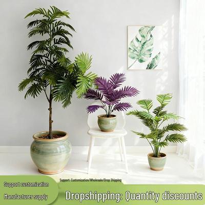 Искусственное растение – Бонсай Арека Пальма – Декор для дома в скандинавском стиле для гостиных