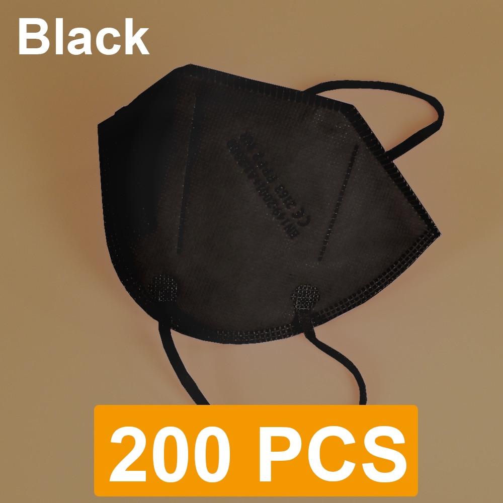 FFP2 Красочная маска для лица Mascarillas Противотуманный респиратор от пыли Дышащие маски для взрослых