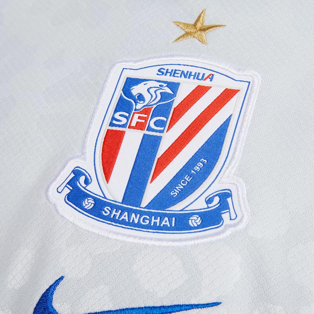 Nike Dri-FIT Сезон 2026 Шанхай Шэньхуа Выездная фанатская версия Свитшот Быстросохнущий Футболка с коротким рукавом Детские топы IQ7312-043