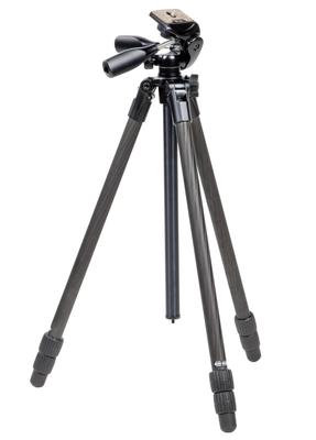 SLIK Карбоновый штатив Light Carbon E73 II Телескопическая карбоновая труба с чехлом для хранения Головка, совместимая с полноразмерной Общая высота 109427 3-секционный 3-позиционный
