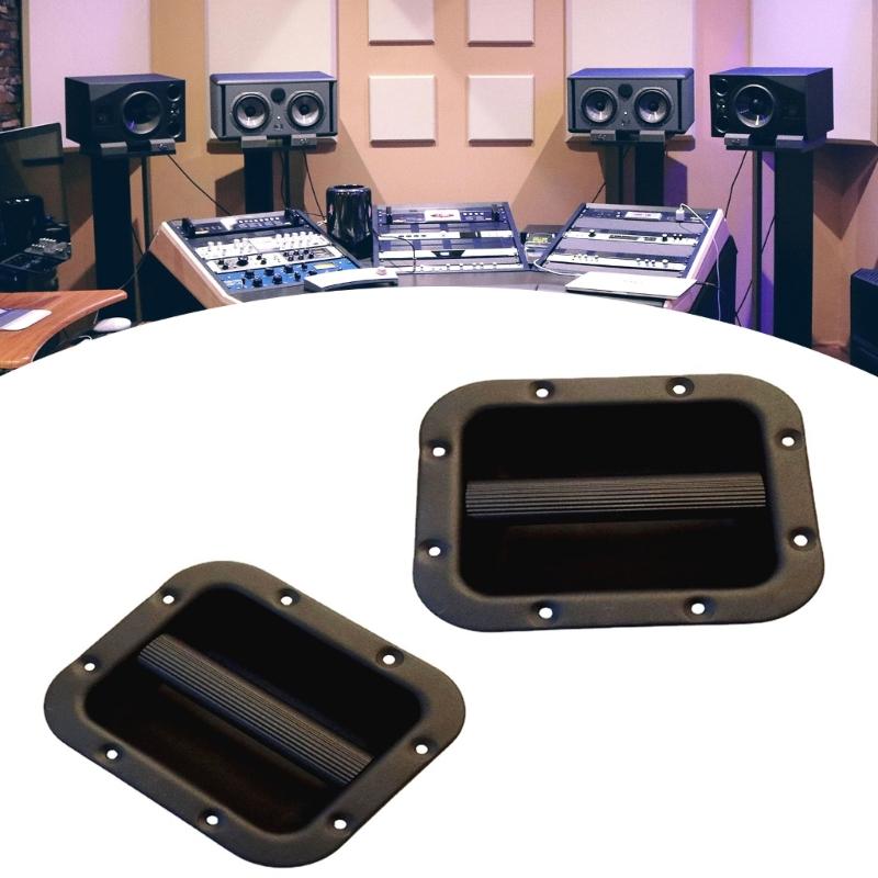 2 шт. Ручка для динамика, Ручка для сабвуфера, Ручка для усилителя, Ручка для корпуса динамика, Металлическая ручка, Звуковой аксессуар, Утопленная ручка для динамика