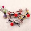 Christmas Decoration Funny Eyeglasses Eyeglasses Red Nose Elk Spectacles Xmas Decoration Kids Gift