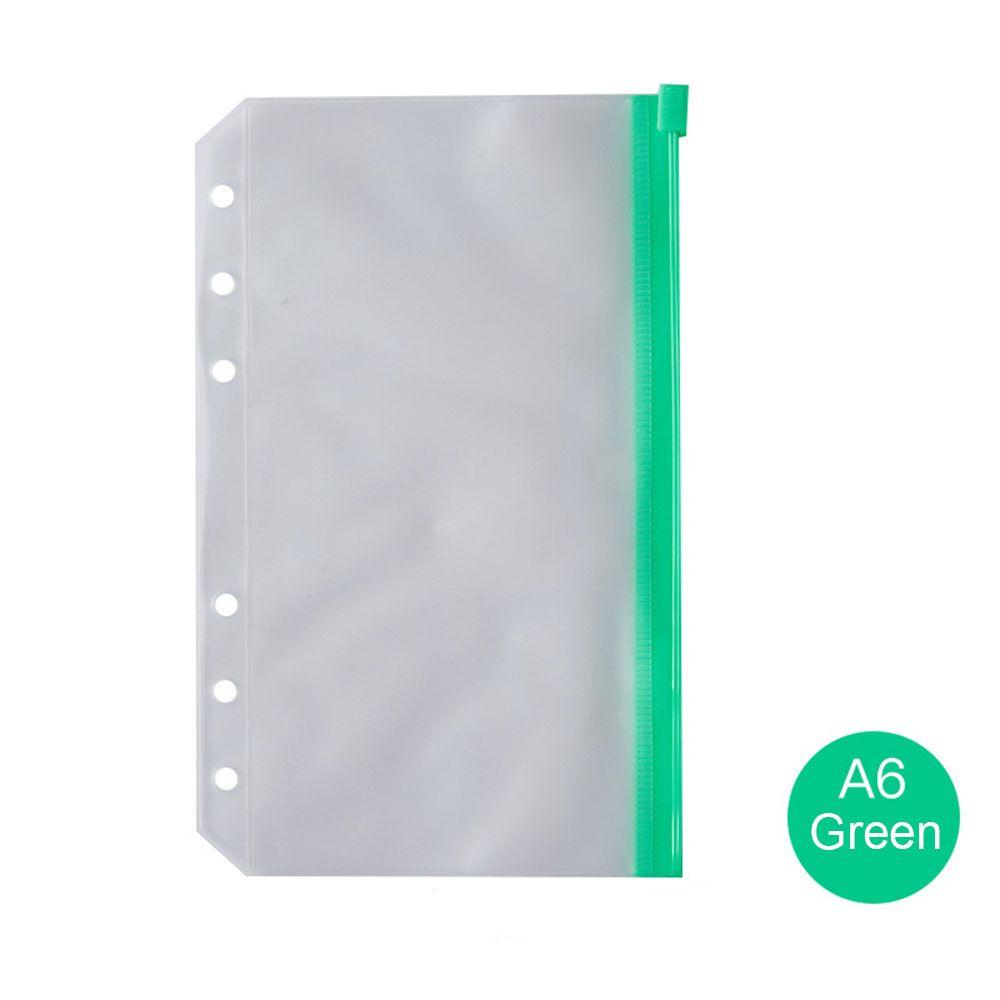 Organizers 6 Ring Loose Leaf Bags Binder Zipper Folders Notebook Binder Binder Pockets A5 A6 Size