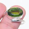 Peridot Gemstone 925 Sterling Silver Jewelry Ring Size 7.5