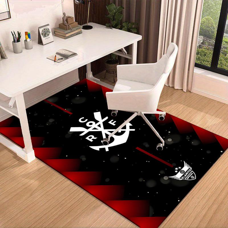 Football Club Printed Area Rug for Office, Chair Rug, Decorative Carpet Floor Mat, Large Size Fan gifts Christmas gifts