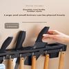 Нержавеющая сталь Держатель для ножей Держатель для палочек для еды Многофункциональная стойка для хранения ножей Настенный кухонный стеллаж