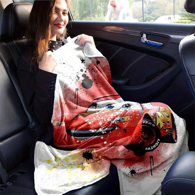 1PC Seasonal Universal Car Art Blanket - Perfect for Home Decoration, Gift Idea, Soft Flannel Throw Blanket - Versatile & Cozy for Bedroom,