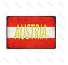 20X30Cm National Germany Netherlands Austria Russia Metal Sign Tin Sign City Travel Souvenir Wall Sticker Pub Home Decoration
