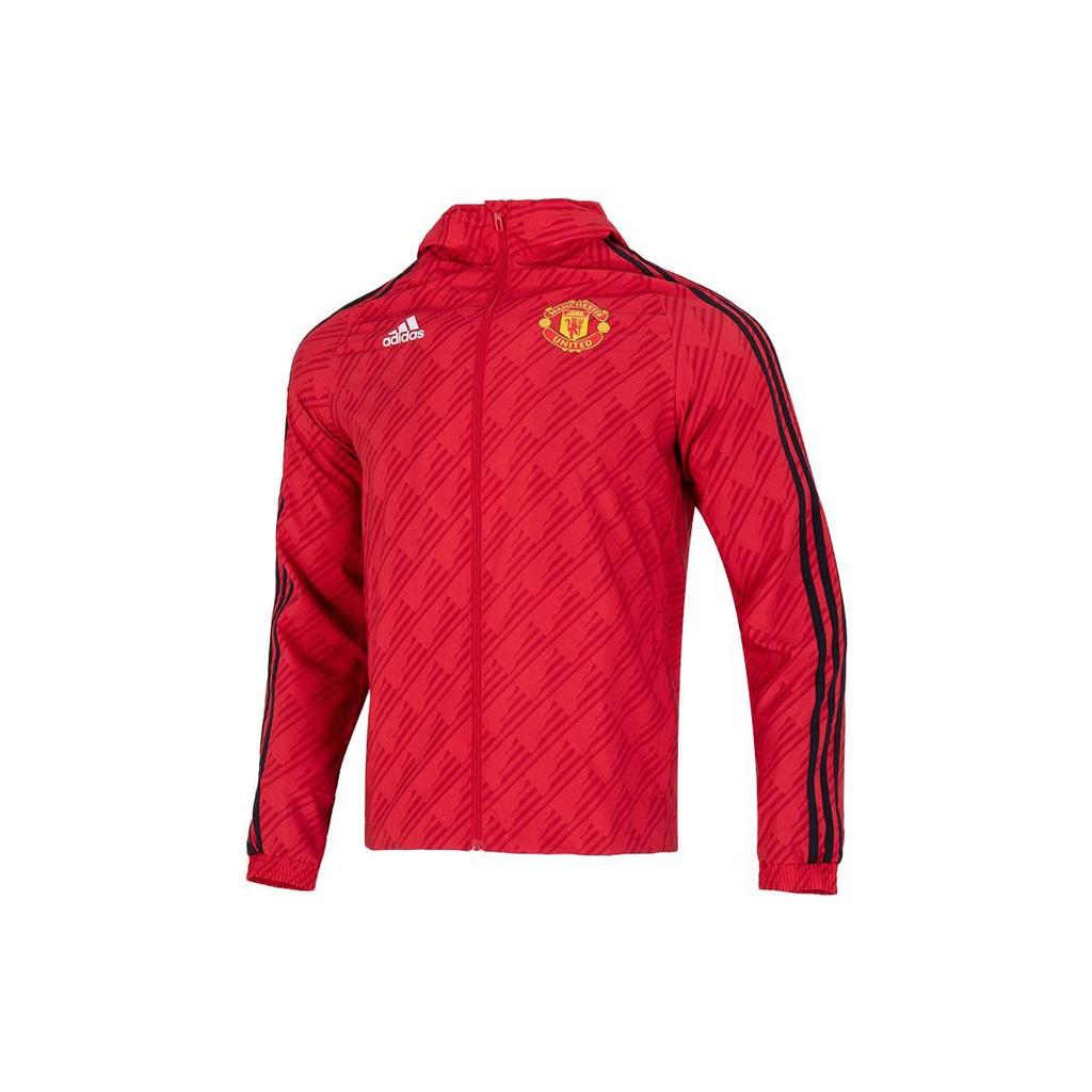 adidas Куртка Манчестер Юнайтед Мужская Красная HE6649