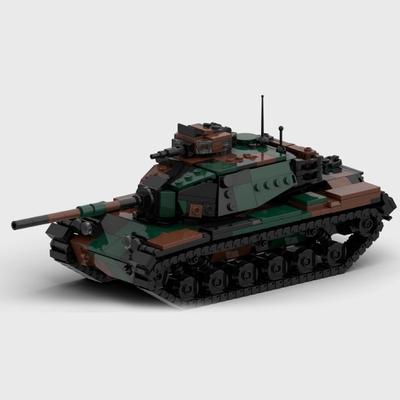 Совместимый с конструктором 165695 Танк M60 Patton, Модель брони, Набор-пазл для сборки для детей
