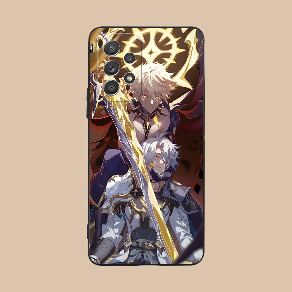 Чехол для телефона Honkai Impact Phainon для Samsung Galaxy A73 72 71 70 56 55 54 53 52 36 35 34 23 16 15 5G Цветной Защитный Роскошный