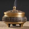 Pure Handmade Brass Incense Burner Household Indoor/office Creative Incense Burner Worship Buddha Tea Ceremony Mini Decoration