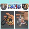 One Piece Ключница-подвеска Пикачу Луффи ПВХ Игрушка Коллекционная 7см Гуандун