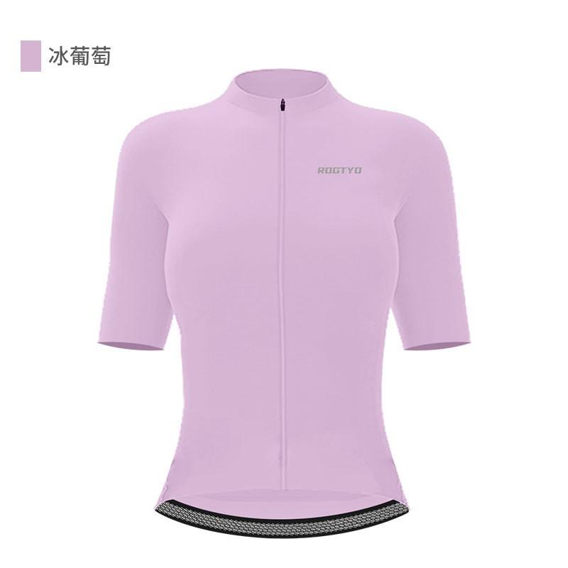 Womens Cycling Jersey Short Sleeve Breathable Quick-Dry Performance Top Road Bike Ride