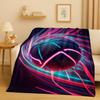 2026 New Basketball Court Art Flannel Blanket,Ultra Soft Warm Plush Throw for Home Bedroom Bed Sofa Cover Travel Camping  Gift