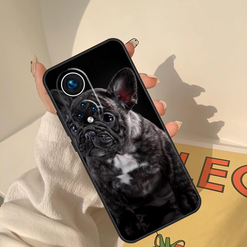 Чехол для телефона Huawei с французским бульдогом для Honor X8a X8 X7 X9a 50 70 90 Magic5 Lite P40 P20 P30 P60 Pro P Smart