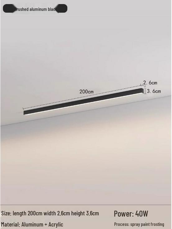 Скандинавская минималистичная светодиодная лента для гостиной, прихожей, спальни и балкона