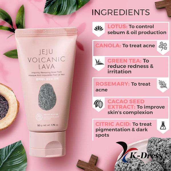 The Face Shop Чеджу Вулканическая лава Пенка для очищения пор от пыли 140 мл