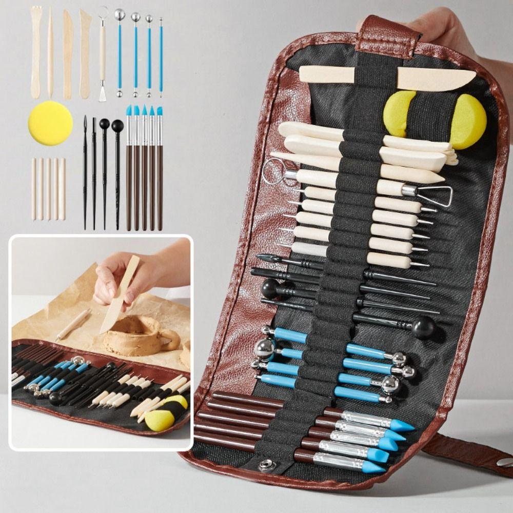 Pottery Sculpting Pottery Clay Sculpting Tools Art Craft Polymer Sculpture Set Carving Tool Kit