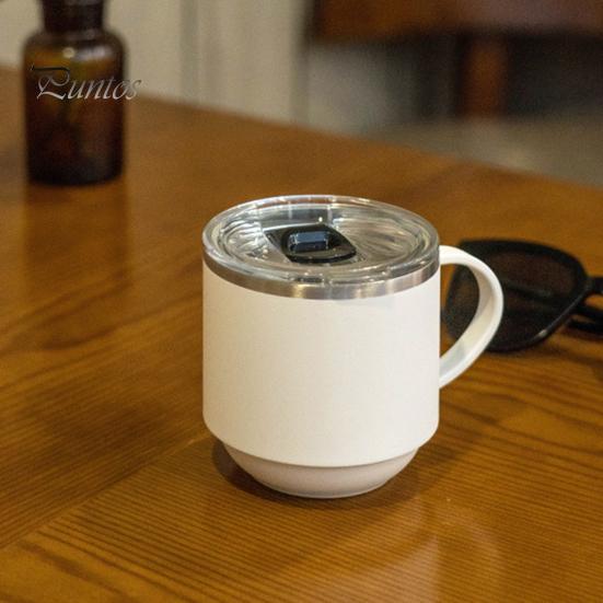 330 мл отличная двойная стенка с прямой крышкой для напитков, изолированная чашка для школьников, завтрак, горячее молоко, термокружка для ежедневного использования