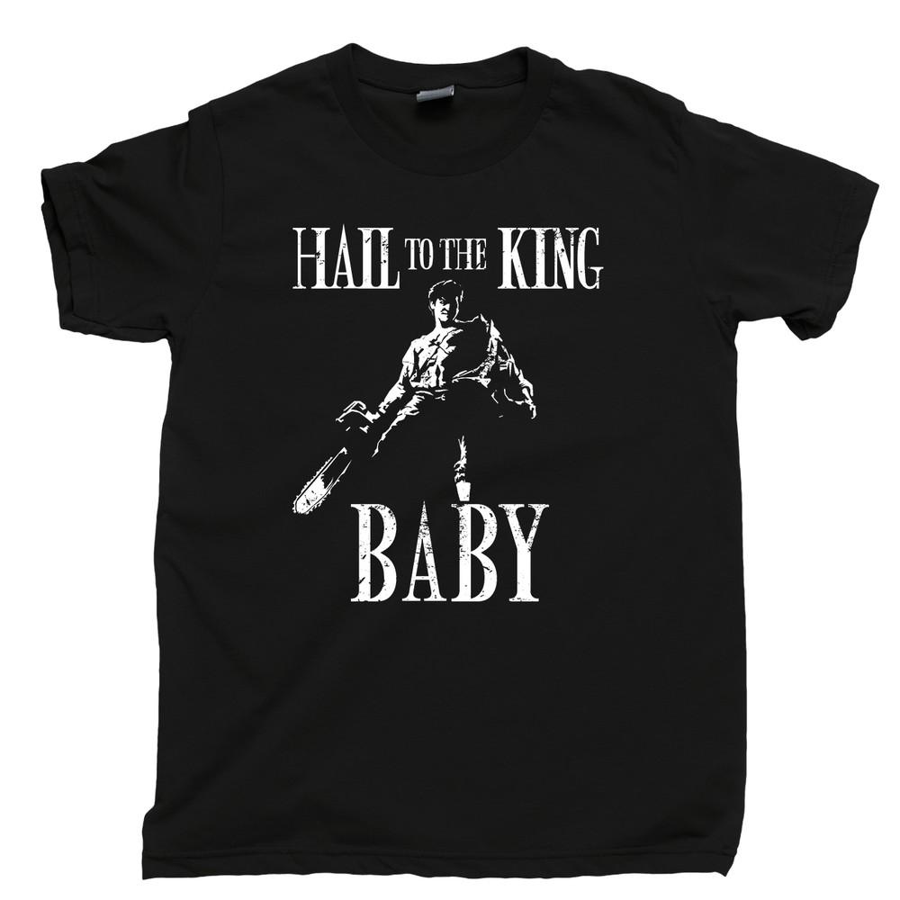 Hail To The King Baby T Shirt Sam Raimi Bruce Campbell Movies Blu Ray DVD Tee