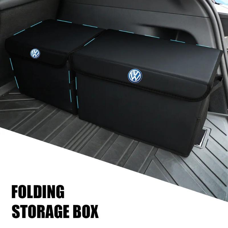 Hub Caps Large Capacity Car Rear Trunk Foldable Storage Box Organizer For Volkswagen VW GTI GTD Golf Polo Passat Tiguan R RLine