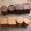 Durable Wood Coasters, Round Placemats, Heat Resistant Drink Mat, Table Pad, Coffee Cup Pad, Non-slip Mat, Insulation Pad