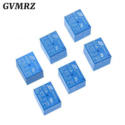 5 шт. Реле SRD-03VDC-SL-C SRD-05VDC-SL-C SRD-06VDC-SL-C SRD-09VDC-SL-C SRD-12VDC-SL-C 3В 5В 6В 9В 12В 24В 10А 250В AC 5-контактные