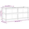 Plant Box Wax Brown 150x50x70 cm Solid Pine Wood