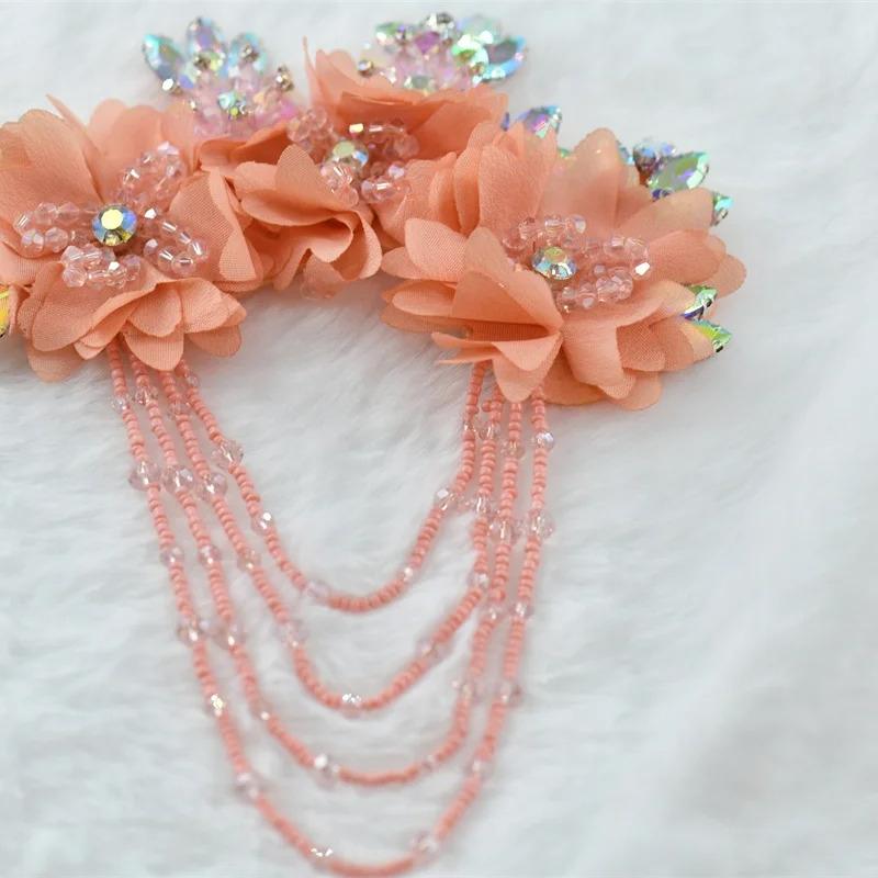 1 шт. Брошь-булавка с бахромой и стразами Коллекция корсажей Идеально для танцев Праздничная одежда поделки