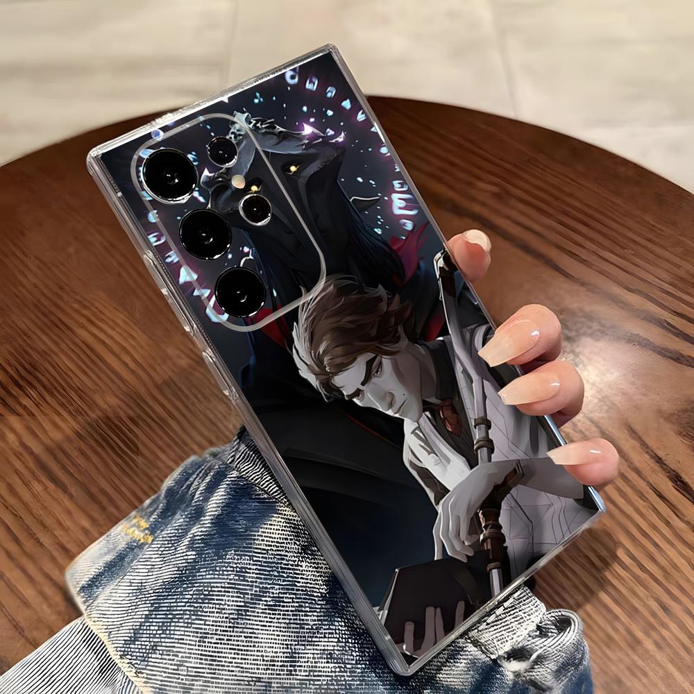 A-Arcane V-VictorS Чехол для телефона Samsung S26 S25 S24 Ultra S23 Fe S22 S20 S21 Plus Plus 5G Fe Прозрачная крышка