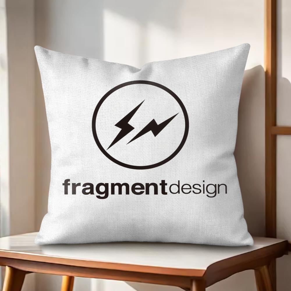 Lightning FFragment art Cushion Cover Natural Linen Organic Fabric DoubleSided Printing Couch Pillow Covers Home Decor