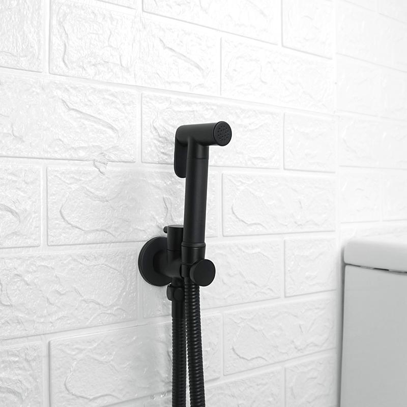 Матовый золотой черный ванная комната ручной биде спрей душевой гарнитур туалетный распылитель тканевый подгузник биде кран латунь SUS304 ручной Shattaf