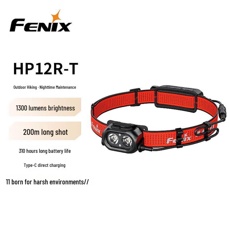 Перезаряжаемый налобный фонарь Fenix HP12R-T для активного отдыха