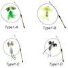 Play Pet Supplies Simulation Bird Stick Toy Wire Chaser Wand Cat Kitten Toys Teaser Feather