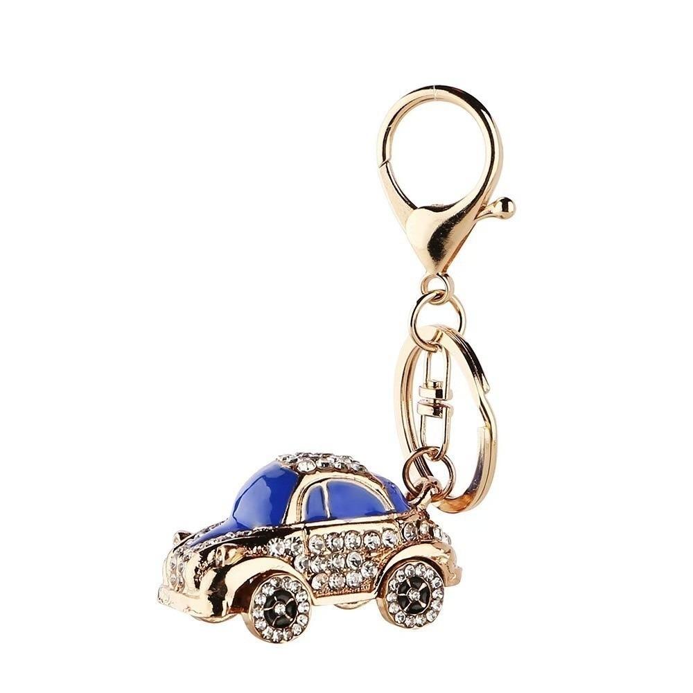 Crystal Charm Crystal Car Key Chain Mini Metal Keychain Creative Handbag Decoration Pendant Gifts