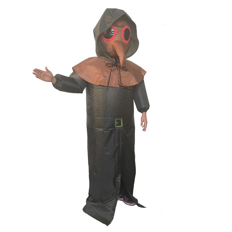 Надувной костюм Злого Клоуна на Хэллоуин и Рождество - Необычный и Забавный Костюм-Кукла