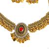Necklace Earring Set Trendy Statement Pendant Jewelry for Brides Girls