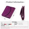 Japanese-Style RFID Genuine Leather Mini Wallet - Simple & Fashionable Coin Purse