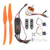 A2217 1100KV Brushless Motor 40A ESC SG90 9G Micro Servo 1060 Propeller for RC Plane(1100KV Motor