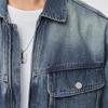 Мужская джинсовая куртка Lee в стиле ретро с чернильными брызгами
