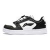 Li Ning Youth Feng Ran V2 Sports Trend Низкие детские кроссовки для скейтбординга Детские кроссовки для скейтбординга Белый Черный YKCU034-7