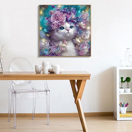 1 комплект 5D набор для рисования животных со стразами, легкий DIY с липким фоном, включает в себя инструменты, аксессуары для рисования со стразами