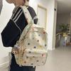 Весенний новый повседневный школьный рюкзак с рисунком в горошек для студентов, японский и корейский, большой вместимости, для учеников средней школы