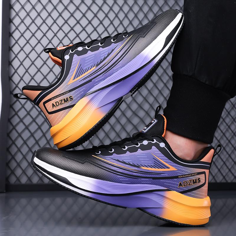 Марафонские кроссовки для бега Мужские Удобная подошва Износостойкие Нескользящие Повседневные Для улицы Для пеших прогулок Спортивная обувь Мужская