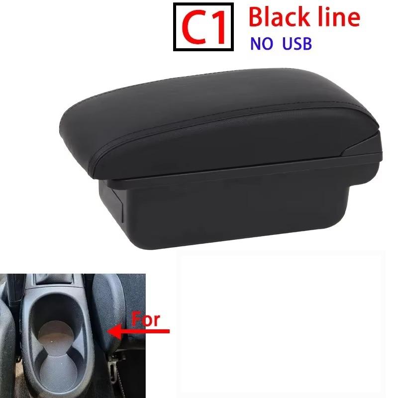 For Opel Corsa E Armrest Box For Corsa E Interior Storage Box Pu Leather Armrest with USB Car Accessories 2014 2015 2016-2019
