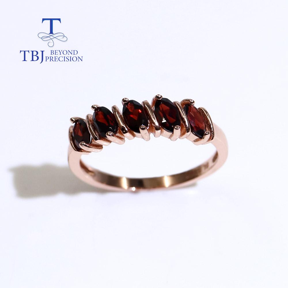 Новое поступление, ювелирные изделия из натурального граната для женщин, изящные ювелирные изделия, серьги-кольца из серебра 925 пробы с драгоценными камнями, комплект ювелирных изделий, повседневная одежда, подарок