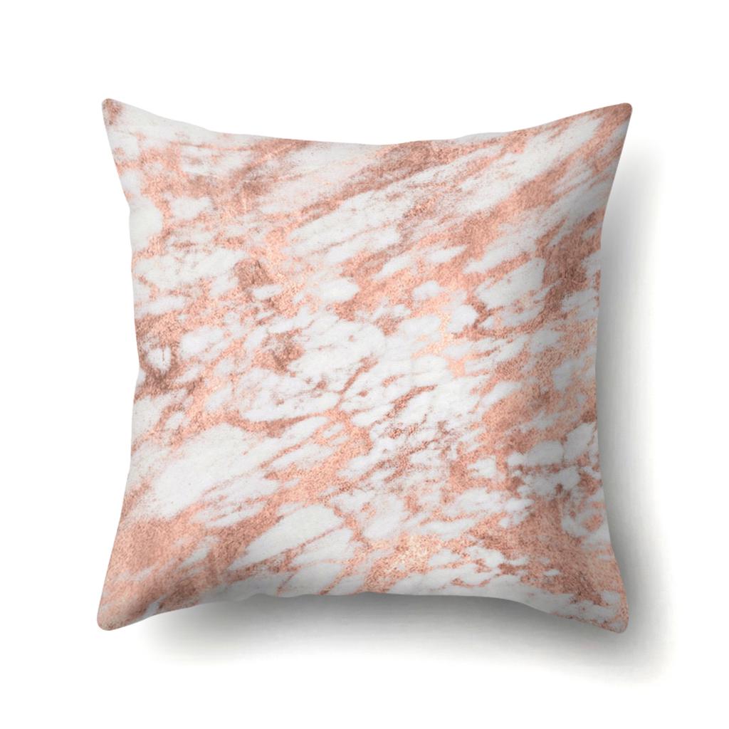 Geometric Marble Pattern Polyester Pillow Case European and American Fashion Simple Pillow Case