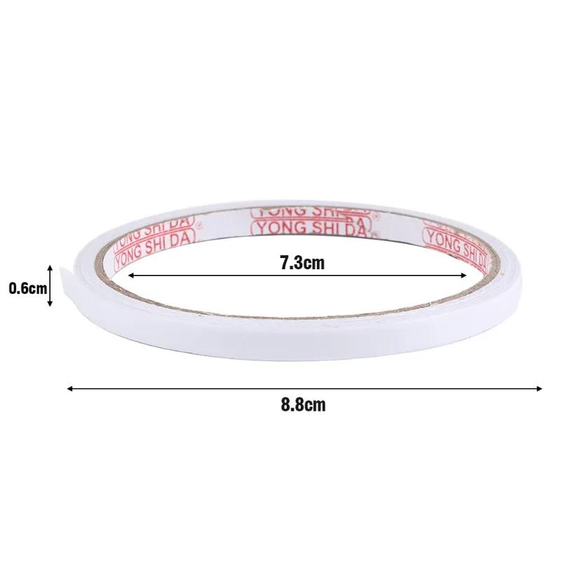 10/1 рулонов двухсторонней клейкой ленты 8 м ультратонкая белая прочная клейкая лента для домашнего офиса двухсторонняя клейкая лента липкая бумага